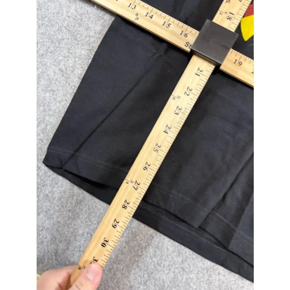 Fox Racing Graphic Tee Shirt Mens Small Black Motocross Biker Streetwear Y2K NWT - Picture 5 of 6